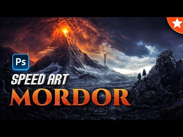 [SPEED ART] Creating MORDOR in Photoshop!