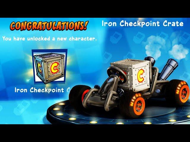 CTR: Nitro-Fueled - Unlock Iron Checkpoint Crate | All Crate Locations