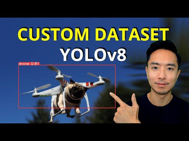 YOLOv8 Custom Dataset Training and Object Detection Using Trained Model (Drone Detection)