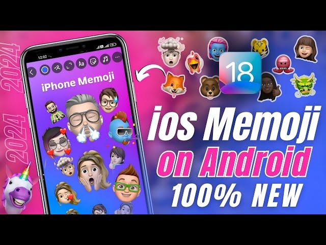 How To Get iOS Memojis On Android  Add Memojis To Instagram Story | iPhone Memojis on android 2024