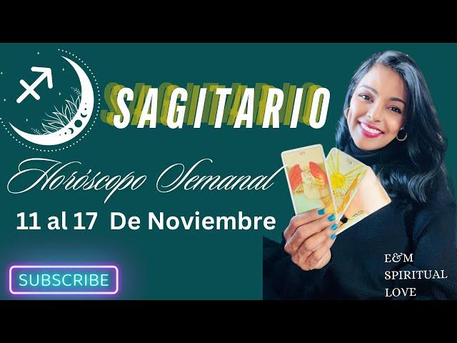 Sagitario ️ MENSAJE DEL ARCÁNGEL Y  HORÓSCOPO DE LA SEMANA  del 11 Noviembre al 17