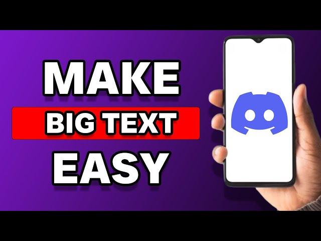 How To Make Big Text In Discord 2023 (Full Guide)