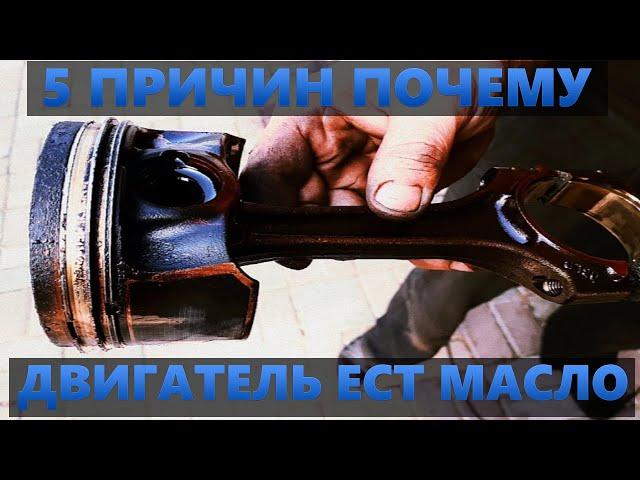 5 ПРИЧИН ПОЧЕМУ ДВИГАТЕЛЬ ЕСТ МАСЛО