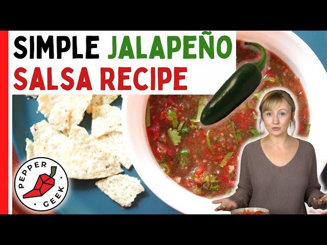 Let's Make Salsa! (Simple Jalapeño Salsa Recipe) - Pepper Geek