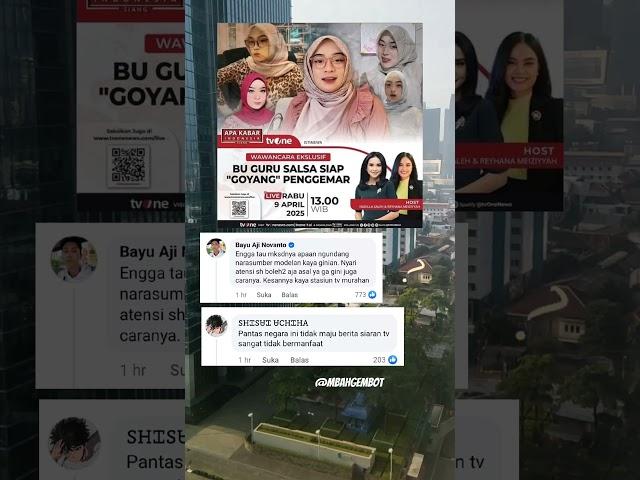 ibu guru salsa di undang di stasiun tv siap joget #shorts #ibuguru #salsa #artisviral #ridwankamil
