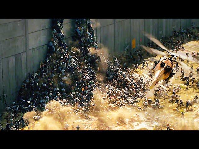 Zombie Attack in Jerusalem (that wall wasn't high enough...) | World War Z | CLIP