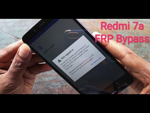 Redmi 7a/6a frp bypass easily