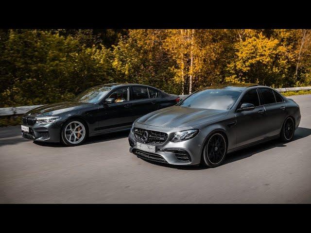 900 л.с. Mercedes-AMG E63s vs 840 л.с. BMW M5 F90. Сладкая месть