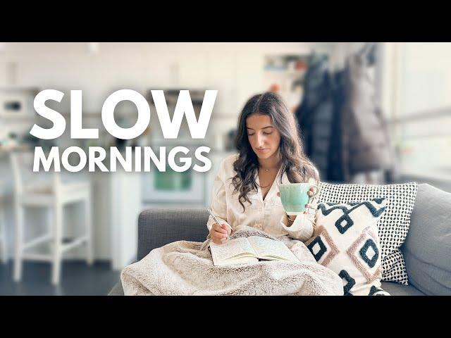 gentle MORNING ROUTINE (productive wellness) ️ why I slow down in the AM