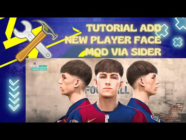 Tutorial Add New Player Face Pes 2021 (SIDER) PC , No Relink ID