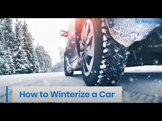 How to Winterize a Car