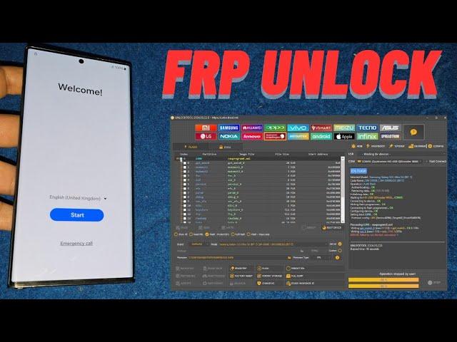 Samsunh S22 Ultra Frp Bypass  Unlock Tool / All Samsung Galaxy Frp No Mtp No *#0*#