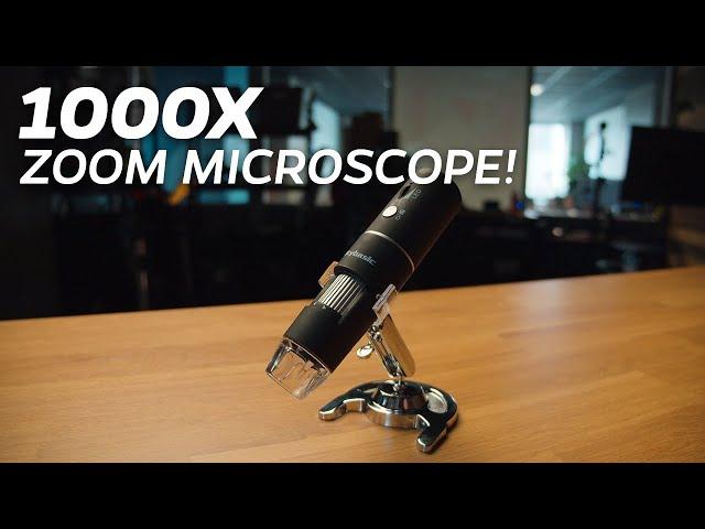 This Microscope Has 1000X ZOOM! - Skybasic Wireless Digital Microscope Review (Amazon)