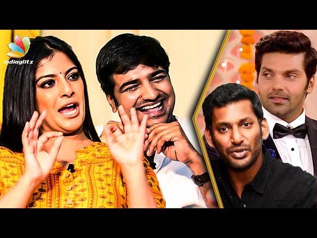 Varalakshmi's Punishment to Arya & Vishal : Hilarious Interview | Sathish | Mr. Chandramouli