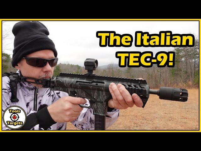 The Italian Tiger Stripe TEC-9!...Beretta PMXs Quick Range Review!