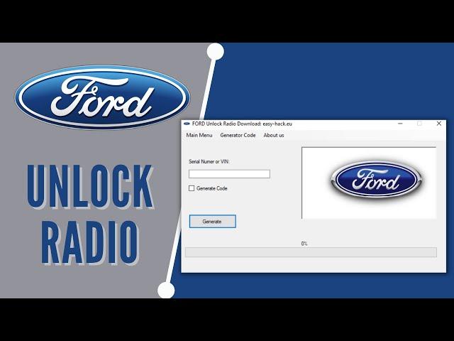 How To Get A Ford Radio Code FREE - How Unlock Ford Radio