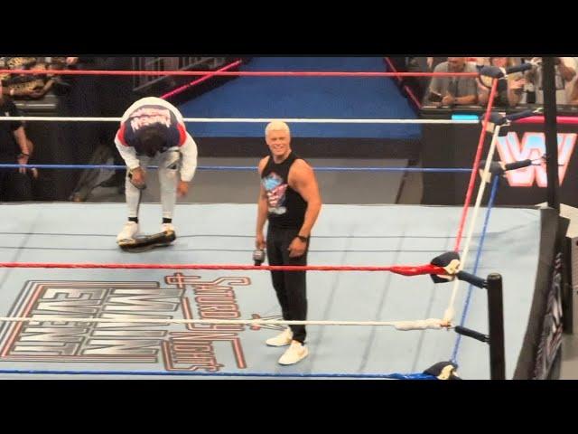 Unseen Footage of Cody Rhodes Off Air after WWE SNME 5/24/25