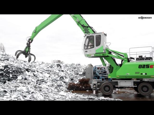 SENNEBOGEN 825 E - Scrap handling - RVR Ratisbona, Germany