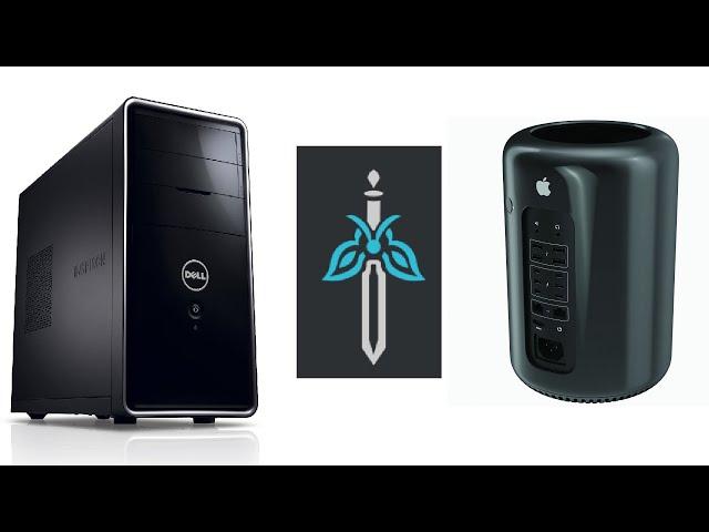 Dell Inspiron 660 to MacPro 6,1 Xeon Monterey Hackintosh trash can via Vetroo K2 Part 1/2