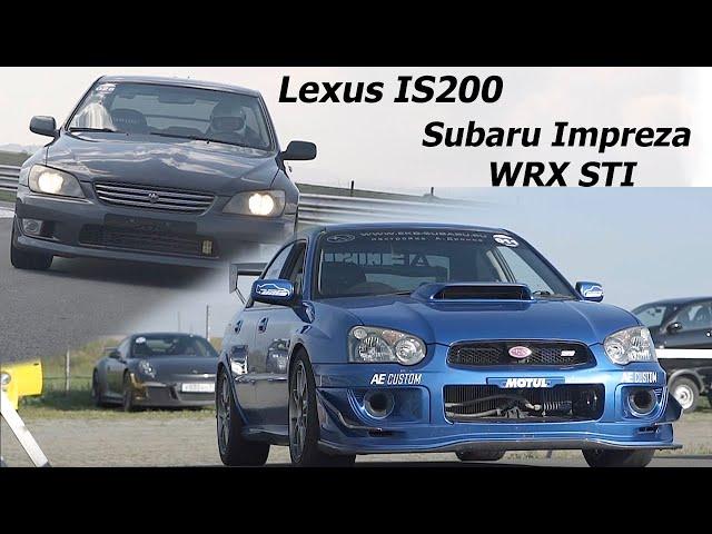 Обзор тайм-аттаковых Lexus IS200 и Subaru Impreza WRX STI