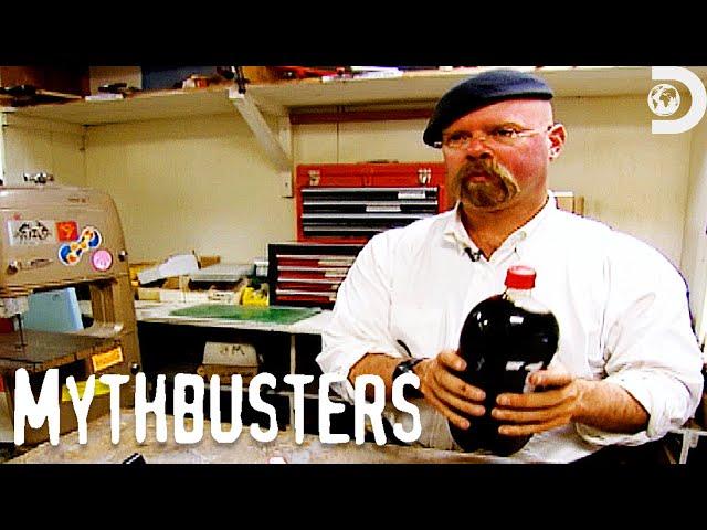 Diet Coke & Mentos Experiment | MythBusters | Discovery