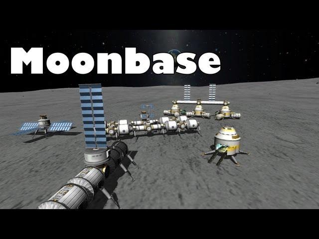 Kerbal Space Program - Moonbase completed