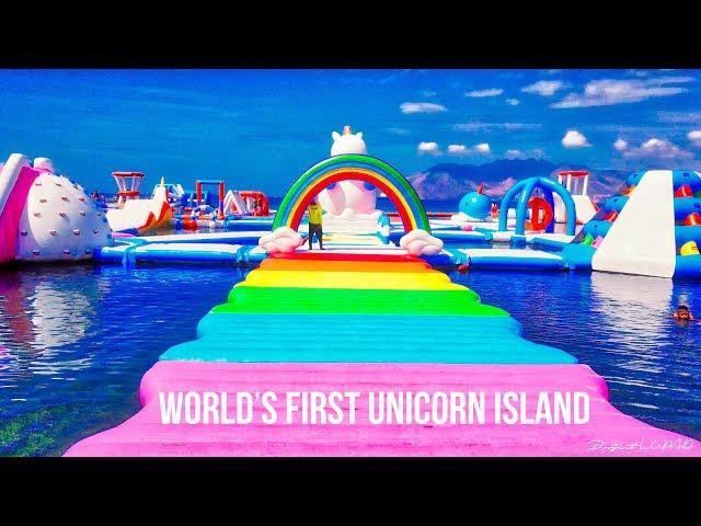 World’s First Unicorn Island at Inflatable Island Subic 4K