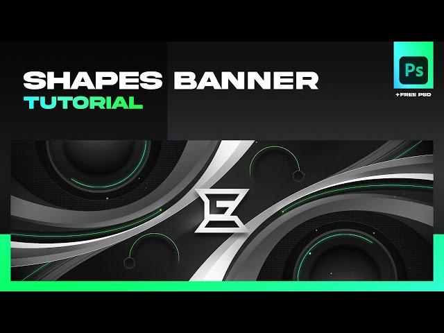 How to create CLEAN Shapes Banner (+FREE TEMPLATE) - Tutorial by EdwardDZN