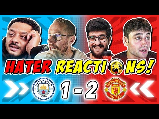 MAN UTD RIVALS & HATERS STUNNED  REACTION TO MAN CITY 1-2 MAN UTD | PREMIER LEAGUE FAN REACTIONS