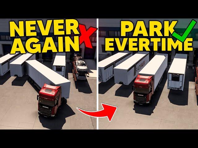 How to Park a single trailer in ETS2/ATS?