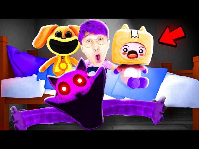 Poppy Playtime 3 - CATNAP & DOGDAY SLEEPOVER (Smiling Critters vs LankyBox Plushies!)