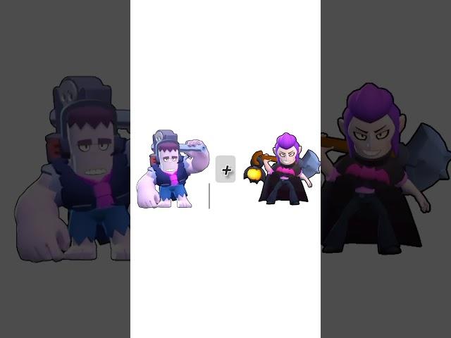 что будет если совместить френка  и мортиса? #brawl_stars #бравлстарс #гибриды часть 17