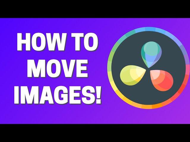 How To Move Images And Animate Movement in Davinci Resolve 16