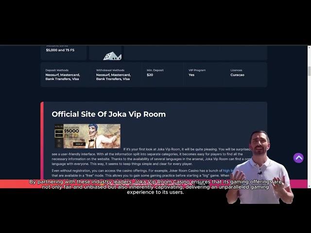 Joka VIP Room Software Providers Powering Exceptional Gameplay