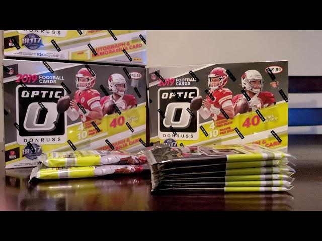 2019 Donruss Optic Football Retail Mixer Break