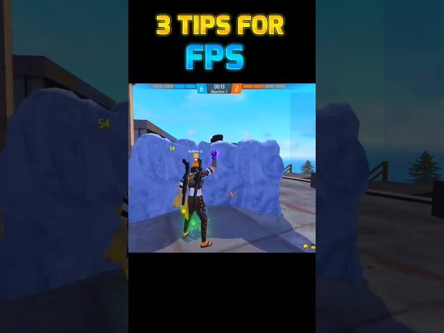 3 Tips To Increase FPS  #freefire #oneshotindia #shorts