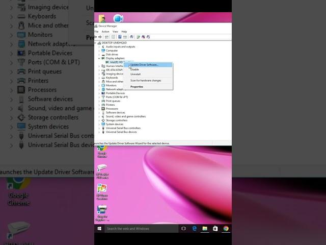 How to update intel (R) HD graphics in windows 10