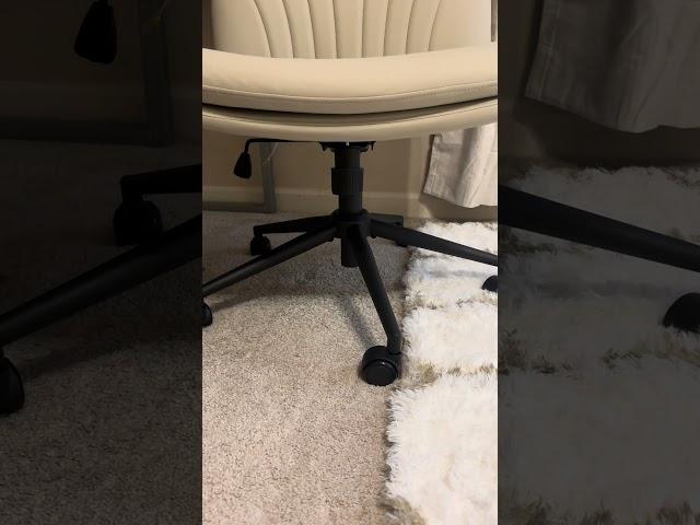 Marsail Armless Desk Chair Review Stylish Office Chair #HomeOffice #DeskChair #amazonfinds