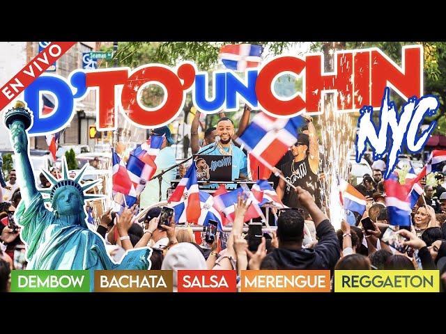 DETO UN CHIN DESDE NYC ( DEMBOW MIX / BACHATA MIX / SALSA MIX / MERENGUE MIX ) MEZCLANDO DJ ADONI