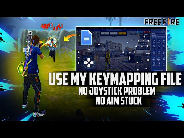 Import My KEYMAPPING  for No Joystick Problem | Bluestacks 5 Easy Keymapping for Free Fire