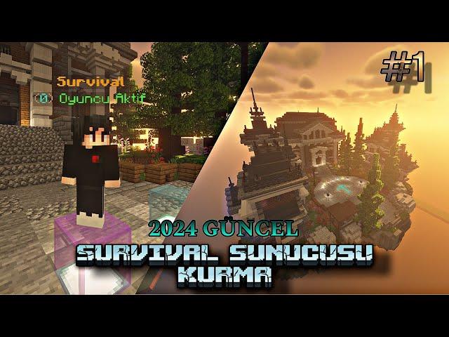 LOBİ,LOGİN,NPC | ATERNOS SURVİVAL SUNUCU KURMA | #1 @nexrhtm