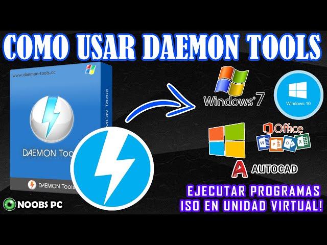 DESCARGAR,INSTALAR Y COMO UTILIZAR DAEMON TOOLS / NOOBS PC / #DAEMONTOOLS #ARCHIVOSISO #IMAGNESPC