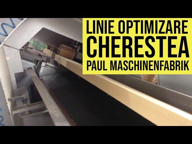 Linie OPTIMIZARE CHERESTEA - Paul Maschinenfabrik Germania - model C14 KE