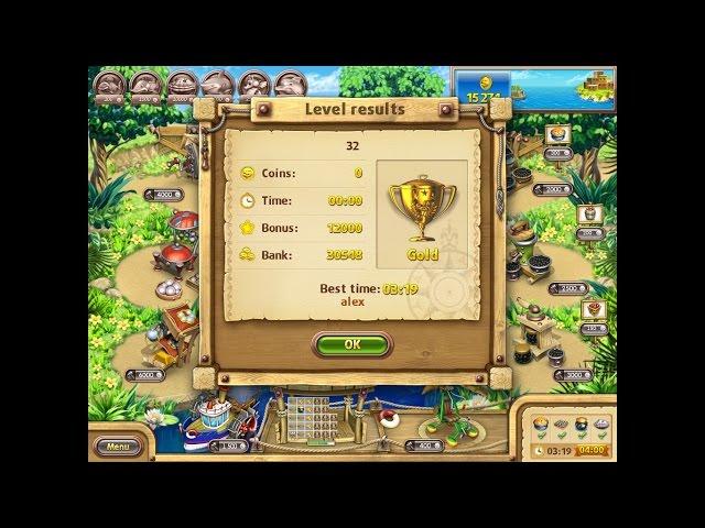 Farm Frenzy Gone Fishing only GOLD (level 32) Веселая ферма Рыбный день (Уровень 32) Золото