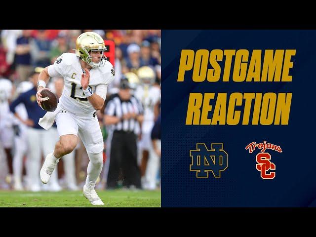 Notre Dame football vs. USC Trojans postgame reaction show | Irish get HUGE win!