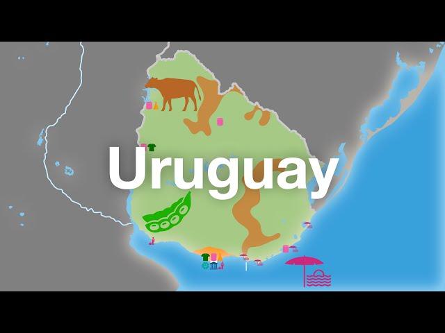 Uruguay - Geografie, Bevölkerung & Wirtschaft