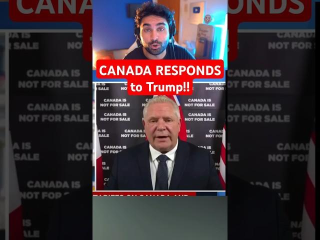 Canada Brutal response to Trump TARIFFS - Donald Trump Tariffs & Zelensky, Trudeau, Stock Market