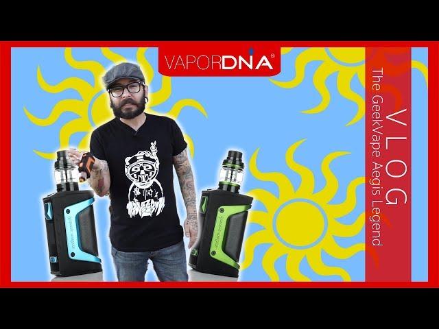 VaporDNA VLOG ~ The GeekVape Aegis Legend Box Mod Rugged Vape Kit