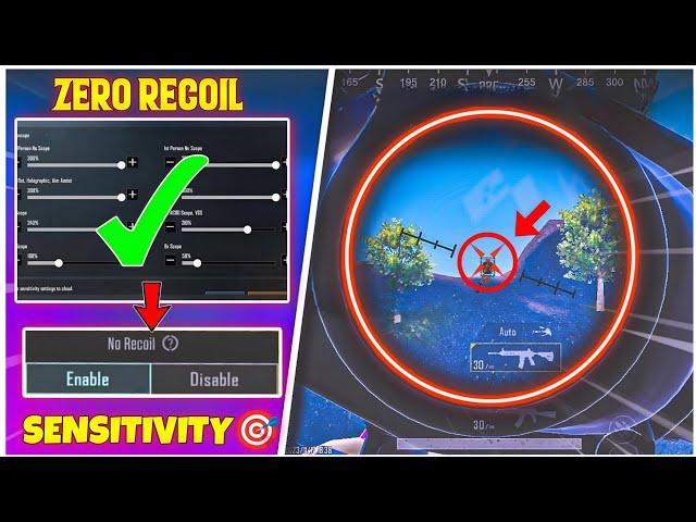 3.4 UPDATE में भी SCOPE जमेगा अब(ZERO RECOIL) SENSITIVITY BGMI 3.4 BEST SENSITIVITY GYRO & NON GYRO