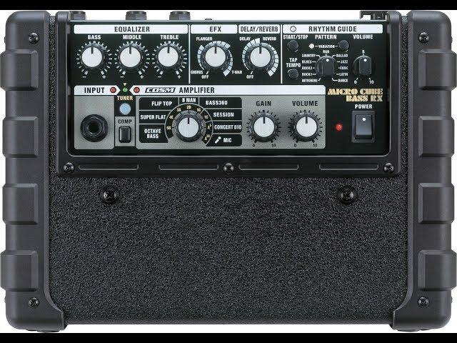 The Roland Micro Cube Bass Guitar Amp!